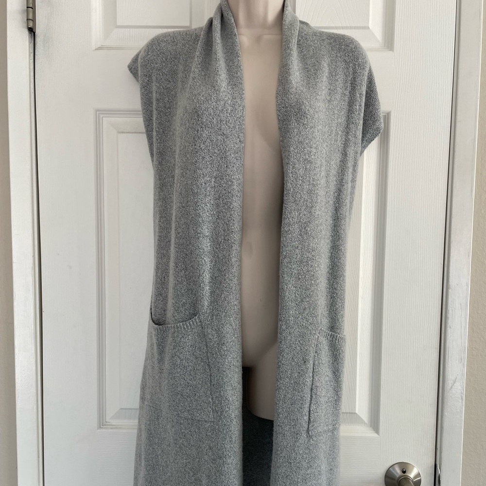 Grey sweater vest